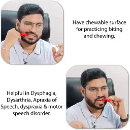 speechgears Oro-Tube A chewing tube for Speech, Feeding and Sensory Integration Teether image 2