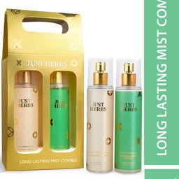 Just Herbs Long Lasting Vanilla Spice & Tropical Fruit Punch Body Mist - 280ml Each-26