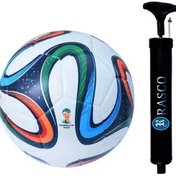 COMBO 4 COLOR FOOTBALL WITH AIR PUMP Football - Size: 5-image-3