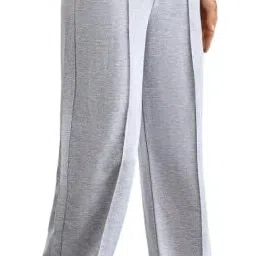 Women Solid Grey Track Pants-image-91