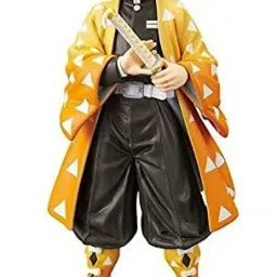 Demon Slayer Zenitsu Action Figure 15 cm Collectible for Office & Study Table-16