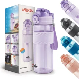 Captain 900 Unbreakable Water Bottle 850 ml – Sip Plus Gulp, Hand Strap, Purple 850 ml Bottle-20