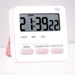 Digital White Clock-image-87