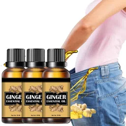Belly drainage ginger weight loss body Oil/fat burner Ginger Slimming Oil-image-35