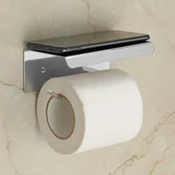 Toilet Paper Holder with Mobile Phone Stand/Toilet Roll Holder/Tissue Holder Stainless Steel Toilet Paper Holder-image-81