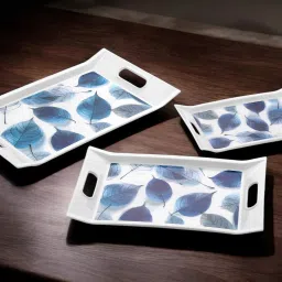 FANCY Serving Tray 3pcs Set Tray , Tea/Coffee Serving Trays Tray-9