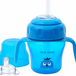 150ml Birdie BPA Free Non-SpiII Interchangeable Sipper / Sippy Cup with Soft Silicone Spout And Straw-image-46