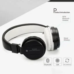 worricow Headphone With FM and SD Card Slot and calling controls Bluetooth Headset image 4
