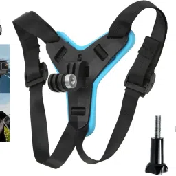 Like Star HELMET STRAP MOUNT WITHCELL PHONE HOLDER FOR MOTO VLOGGING Mobile Holder-image-13