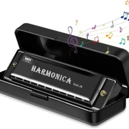 Harmonica Mouth Organ Musical Instrument, Titanium Copper Core Mouth Organ-23