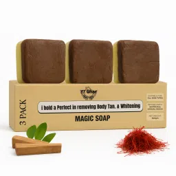 HarGhar Soap Sandal Wood And Saffron Soap For Glowing & Refreshing Skin-image-41
