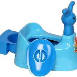 Potty Toilet Trainer Seat/Chair with Lid and High Back Support for Boys Girls Potty Seat-image-48