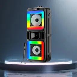 Clairbell Bluetooth Party Speaker With Karaoke Mic & RGB Lights Immersive Stereo SoundI353 40 W Bluetooth Party Speaker-image-6