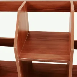 bvm Table Top Bookshelf Solid Wood Open Book Shelf image 4