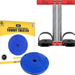 Double Spring Tummy Trimmer with Tummy Twister for Ab Exerciser (Combo) Ab Exerciser-image-0
