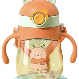 Eco-friendly Baby Water Bottle For Kids With Straw & Strap Children Drinkware-picture-20