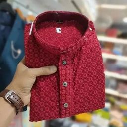 Men Embroidered Cotton Rayon Straight Kurta-image-34