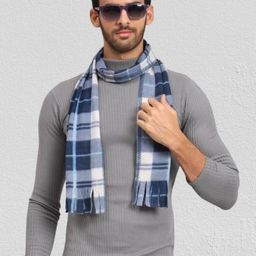 Fashionon Checkered Men Muffler-image-13
