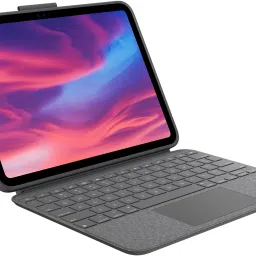 Logitech Combo Touch for iPad (10th gen) Smart Connector Handheld Tablet Keyboard Compatible with Desktop, Laptop, Mac stand support-25