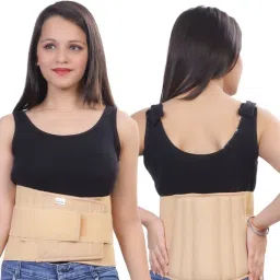 B-Lumbo Sacral (L.S Belt) Corset- Back PaiB Belt Waist Support (BEIGE)-95 Back / Lumbar Support-image-85