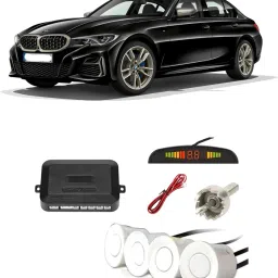 YB52 Silver Car Reverse Parking Sensor with LED Display 4 Sensor Y52 Parking Sensor-image-21
