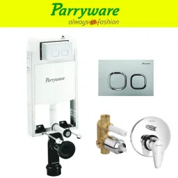 Half Frame Concealed Cistern, with divater body upper uno set of 1 pic 274 Dual Flush Tank-5