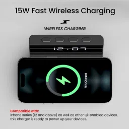 Portronics Freedom 4A Desktop Wired & Wireless Charging Pad image 2