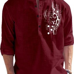 Men Printed Cotton Blend Straight Kurta-image-93