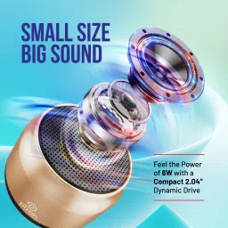 PTron Musicbot Lite w/ 6W Pristine Sound, 8hrs Playback Time, Portable, TWS Feature 6 W Bluetooth Speaker image 2