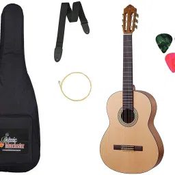 C40MII Classical Guitar, Mahagony With Padded Bag, Belt, String and Picks Acoustic Guitar Spruce Rosewood-1
