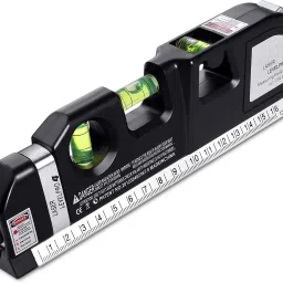 Multipurpose Laser Level for Picture Hanging, Spirit Levels Line Lasers, 8 feet Measuring Tape, Adjusted Standard and Metric Tape Ruler Non-magnetic Line Level-25