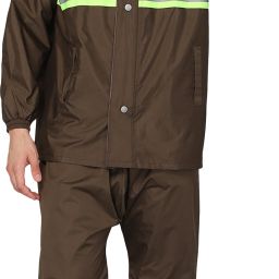 Colorblock Men Raincoat-image-52