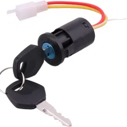 Ignition Key Start Power Lock Accessory Bike Battery Operated Ride On-13