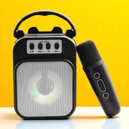 Nilesawar A378 Wireless Karaoke Microphone – Built-in Bluetooth Speaker, Portable Fun 5 W Bluetooth Speaker-image-93