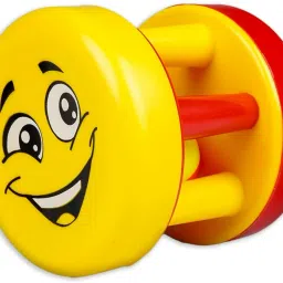 Toy Mall Happy Roller Plastic Non-Toxic Shake and Grab Baby Roller Rattle Rattle-image-40