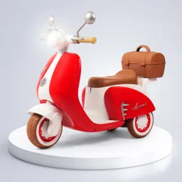 Kids Battery Operated Scooter with LED Lights, Foot Pedal for Toddlers Aged 2–5 Scooter Battery Operated Ride On-image-42