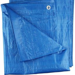 TARPAULINE 12X18 FEET BLUE 110 GSM Tent - For For Multipurpose Waterproof Tadpatri Plastic Cover Tharpai-image-33
