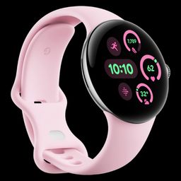 Google Pixel Watch 3 Wi-Fi + Bluetooth Wear OS 5.0 Smartwatch (41mm AMOLED Display, Qualcomm SW5100 Cortex M33 co-Processor, Rose Quartz Active Band) image 4