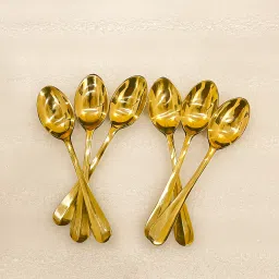 Brass Ice-cream Spoon Set-4