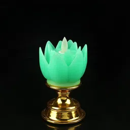 kavyara Lotus Flower Electric Candle LED Light – Decorative Flameless Lamp for Home Night Lamp-picture-3