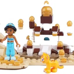 151 Pcs Girls Princess Castle Jasmine Palace Building Blocks Lego Compatible-11