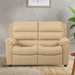 woodsworth from pepperfry Edgewynk Fabric 2 Seater Sofa in Beige Colour-picture-37