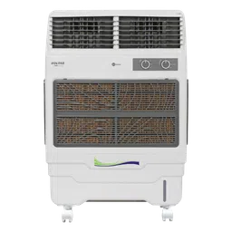 VOLTAS Windsor 85 Litres Room Air Cooler with Thermal Overload Protection (3 Speed Control, White & Grey)-image-44