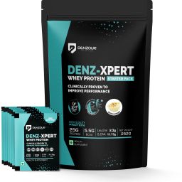 Denz - Xpert Whey Protein | Muscle Growth | 25gm Protein 5.5g BCAA - 7 Sachets Whey Protein-image-69