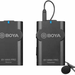 BOYA BY-WM4 Pro K1 Portable 2.4G Wireless Microphone System(One Transmitters + One Receiver) with Hard Case for DSLR Camera Camcor Camera Microphone image 2