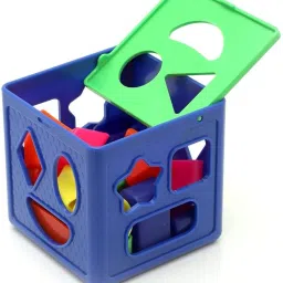 olenz Learning Geometric Shape Sorter Cube With 18 Shape for Kids Toddler image 4