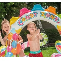 Intex Inflatable (IND*320) Candy Zone Water Play Center With Pump Inflatable Swimming Pool-image-7