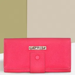 Women Casual Pink Artificial Leather Wallet - Regular Size-image-70