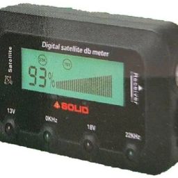 Solid SF-252 Digital Satellite Signal Finder dB Meter Dish Antenna Gain Measuring Instrument Signal Strength Searcher Locator Scanner Signal Quality Meter Pointer Inline IF Gain Measuring Tool Analog Voltage Tester-25