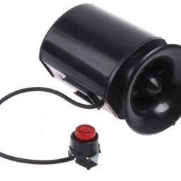 Bicycle Cycle 6 Sounds Electronic Electric Safety Horn Black with 9V Battery Bell-image-98